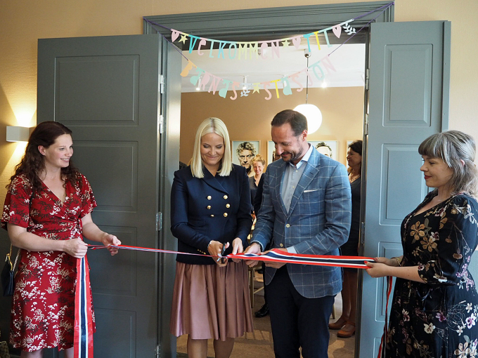 Kronprinsparet åpner Barnas Stasjon i Oslo. Foto: Liv Anette Luane, Det kongelige hoff